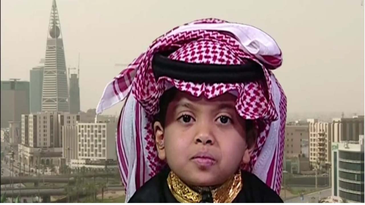 الطفل محمد الشمرى يخطف الأنظار بفصاحته وجرأته
